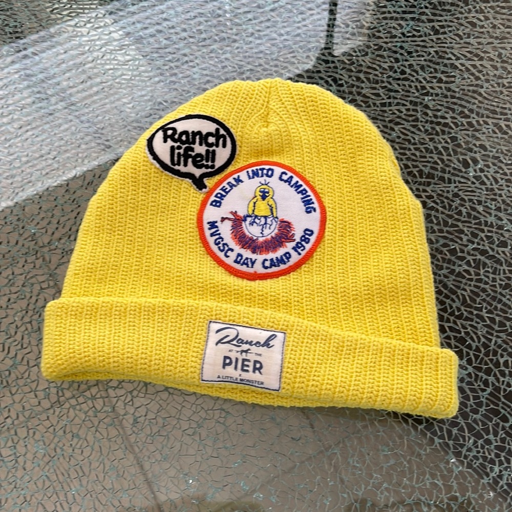 Malibu Pier Ranch at the Pier Momo/Break into Camping Beanie NWT